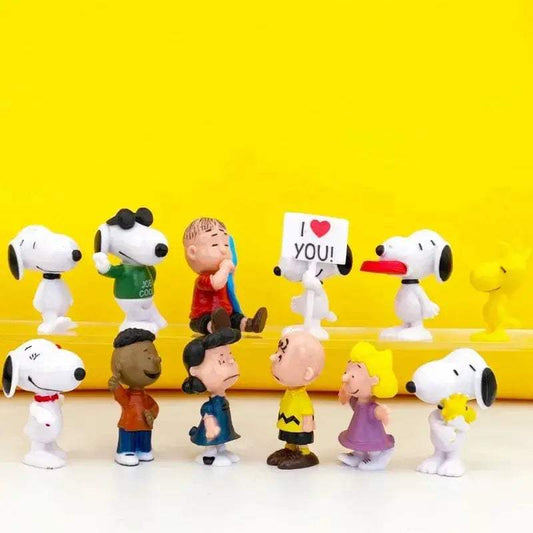  Snoopy Action Figures For Car Desk Decor Set Bandai -  ToylandEU™