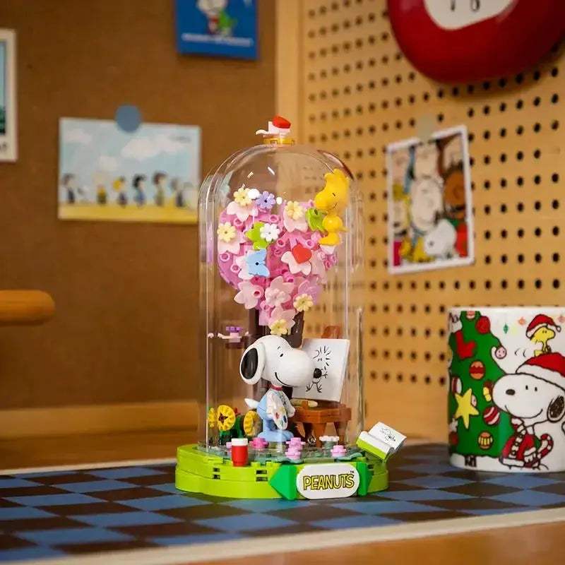 Snoopy Educational Building Block Set Compatible With LEGO - ToylandEU