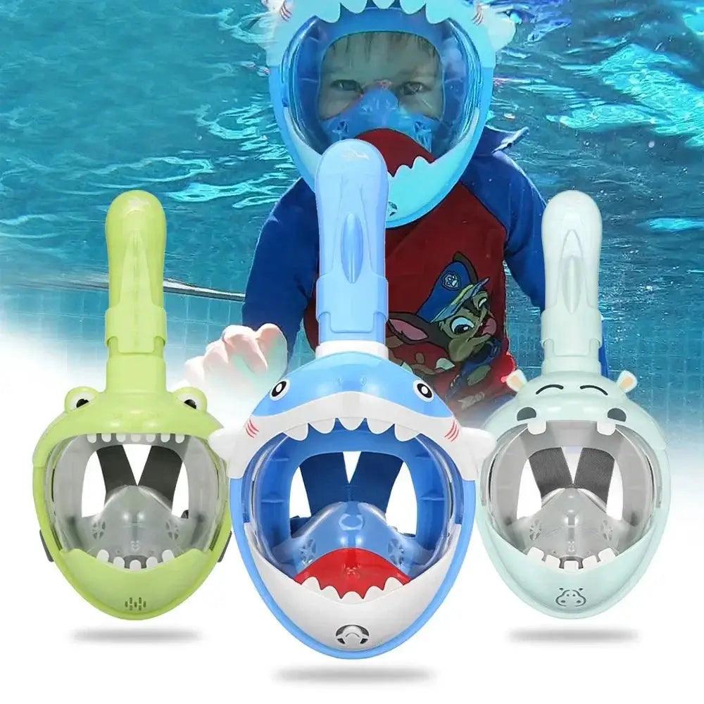  Children Full Face Snorkel Mask Anti Fog Dry System -  ToylandEU™