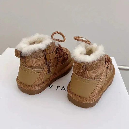  Genuine Leather Winter Snow Boots For Toddlers Non Slip -  ToylandEU™