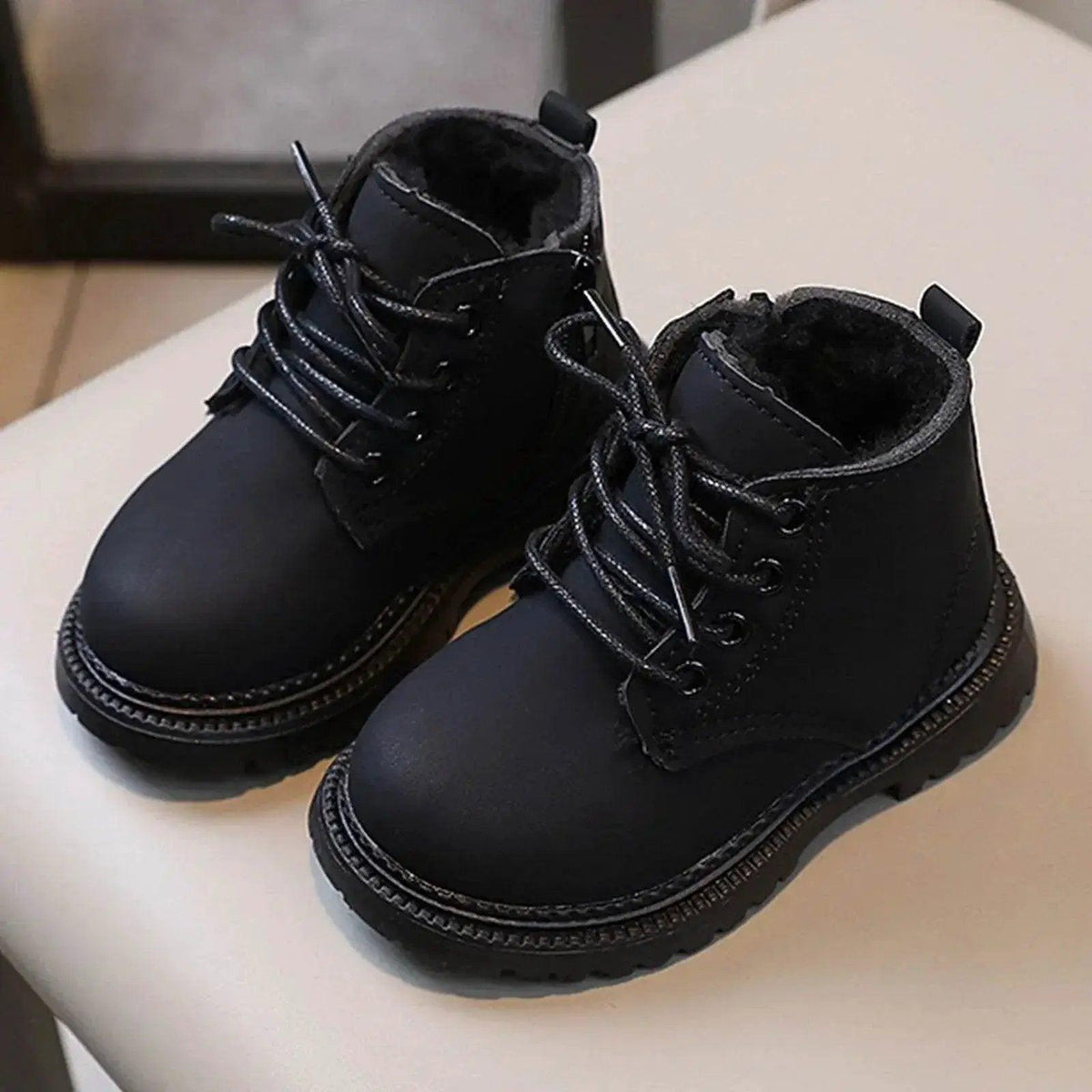  New Stylish Ankle Snow Boots for Kids - Winter Leather Sneakers for Boys & Girls Aged 1-6 -  ToylandEU™