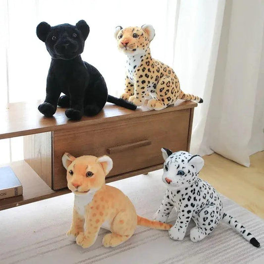  Snow Leopard Plush Toy Lifelike Room Decor Gift -  ToylandEU™