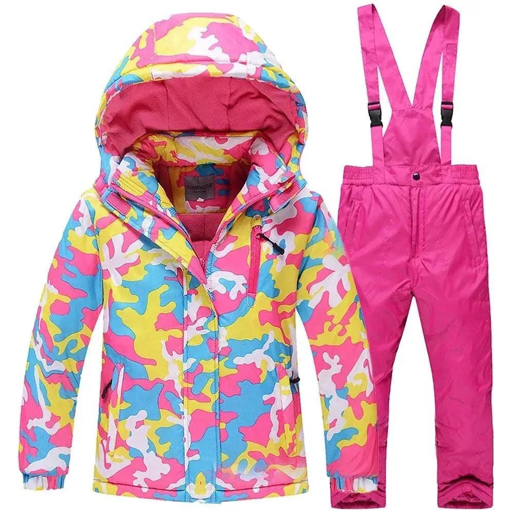  Kids Snow Suit Two Piece Waterproof Winter Ski Set -  ToylandEU™