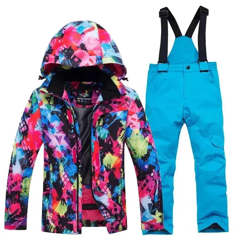  Kids Snow Suit Waterproof Windproof Winter Ski Outfit -  ToylandEU™