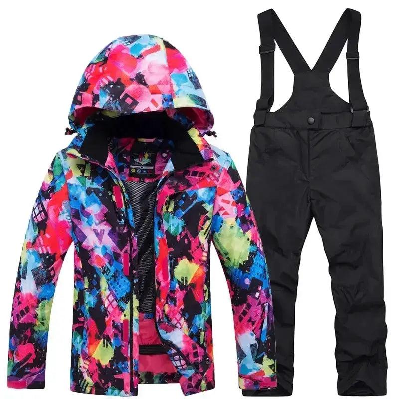  Kids Snow Suit Waterproof Windproof Winter Ski Outfit -  ToylandEU™