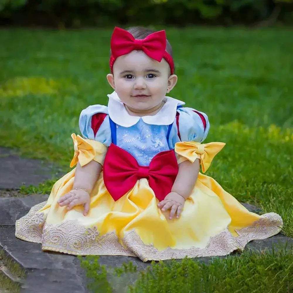 Snow White Baby Princess Dress Cosplay Costume Knee Length - ToylandEU