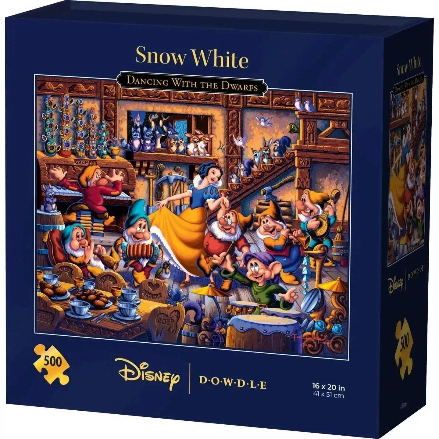 Snow White Jigsaw Puzzle Disney Dowdle 500 Pieces Family Fun - ToylandEU