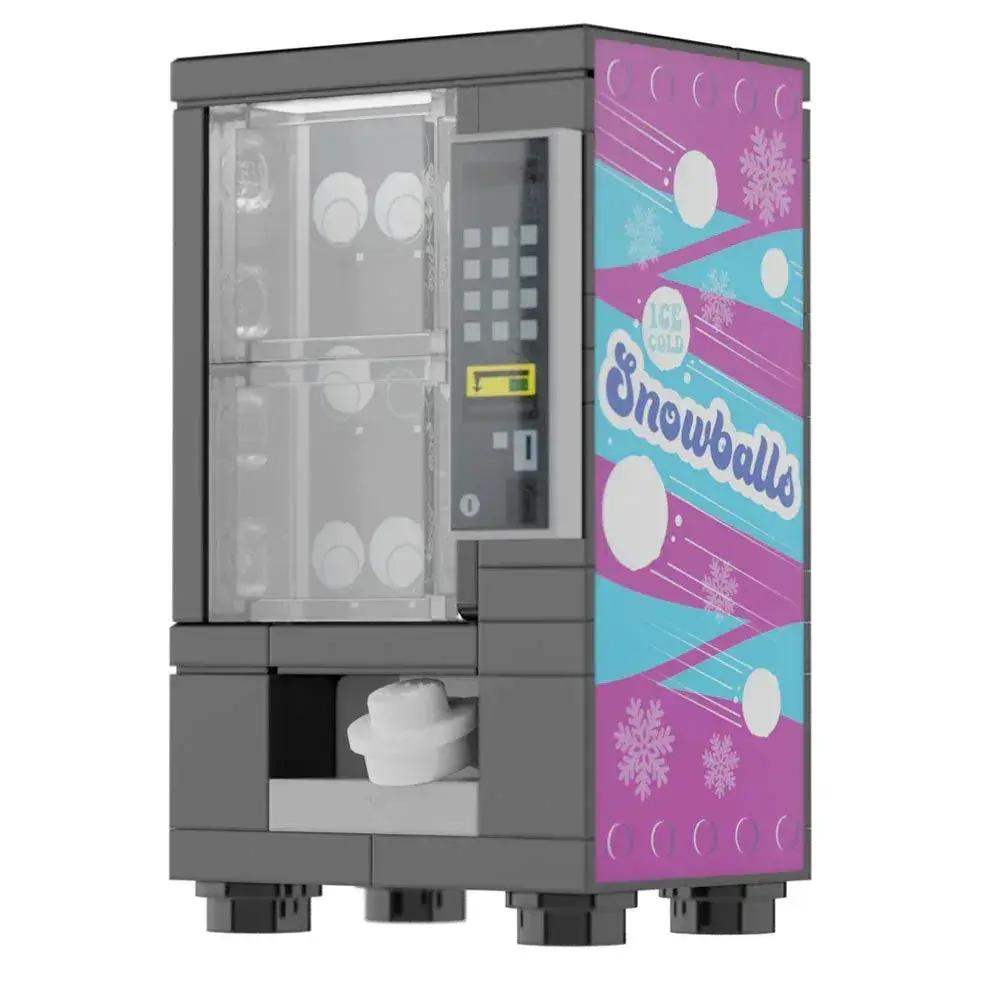 Lego Figure Vending Machine With Snowballs Includes 35 Authentic Lego Bricks Compatible With Lego Figures - ToylandEU