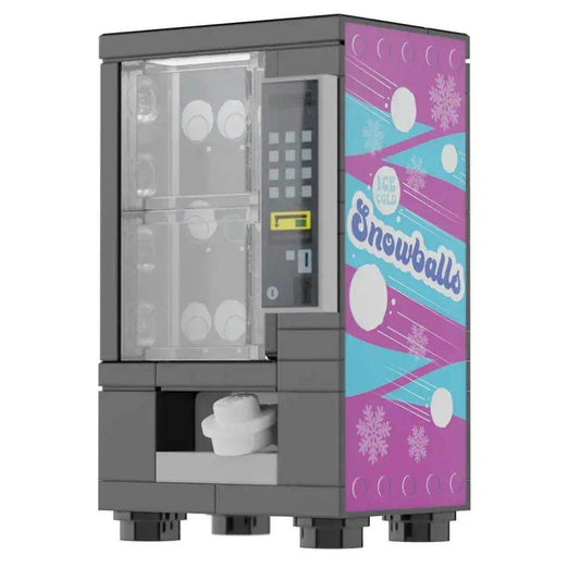 Lego Figure Vending Machine With Snowballs Includes 35 Authentic Lego Bricks Compatible With Lego Figures - ToylandEU