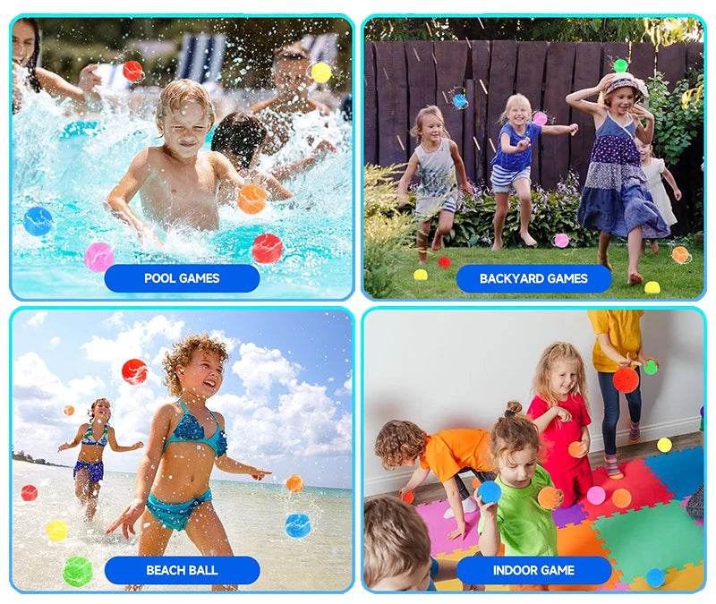 Snowballs Water Balls for Children Summer Outdoor Sports Toys Swimming Pool Beach Water Play Soft Safe Group Game Toy TMZ - ToylandEU