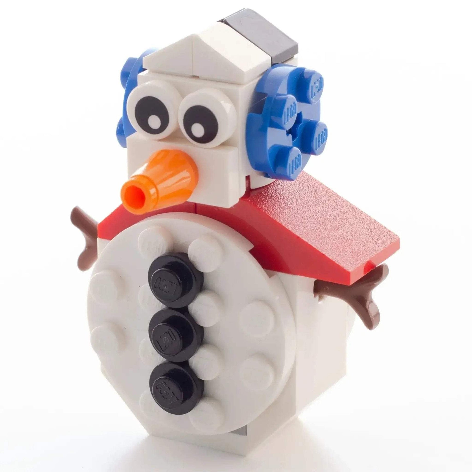 Lego Snowman Custom Set With 35 Authentic Bricks For Fun - ToylandEU