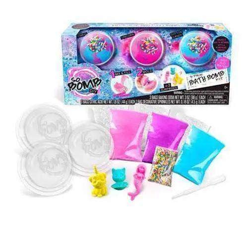 Diy Bath Bomb Kit With Surprise Inside Three Pack Molds - ToylandEU