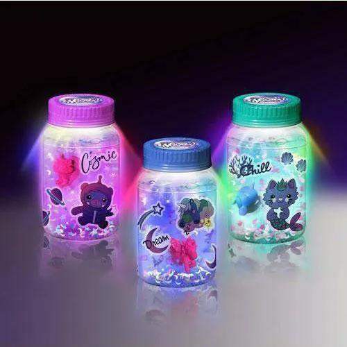 Diy Mood Jar Luminous Glow Mini Jars Blue Purple Teal - ToylandEU