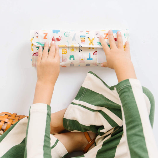 Alphabet Playmat | Montessori Letters | Portable Foldable | Ages 3 Plus