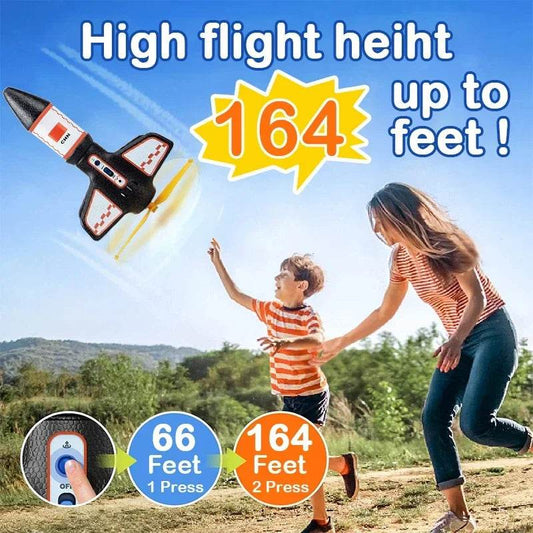 Soar High! Electric Rocket Launcher with Parachute Kit for Kids - ToylandEU