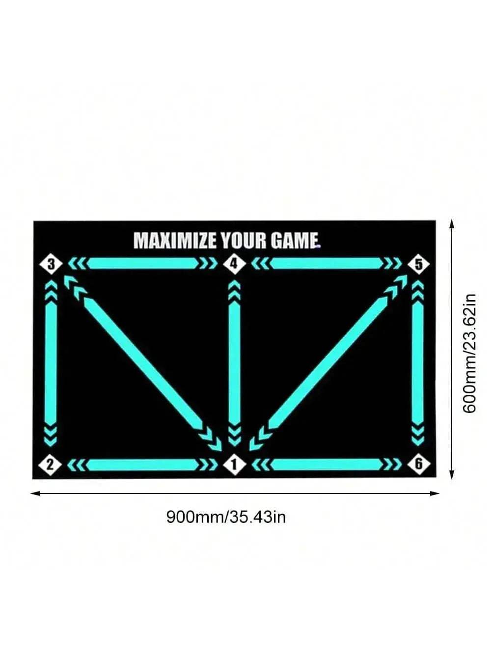 Soccer Ball Control Training Mat With Stable Silent Rubber Base - ToylandEU