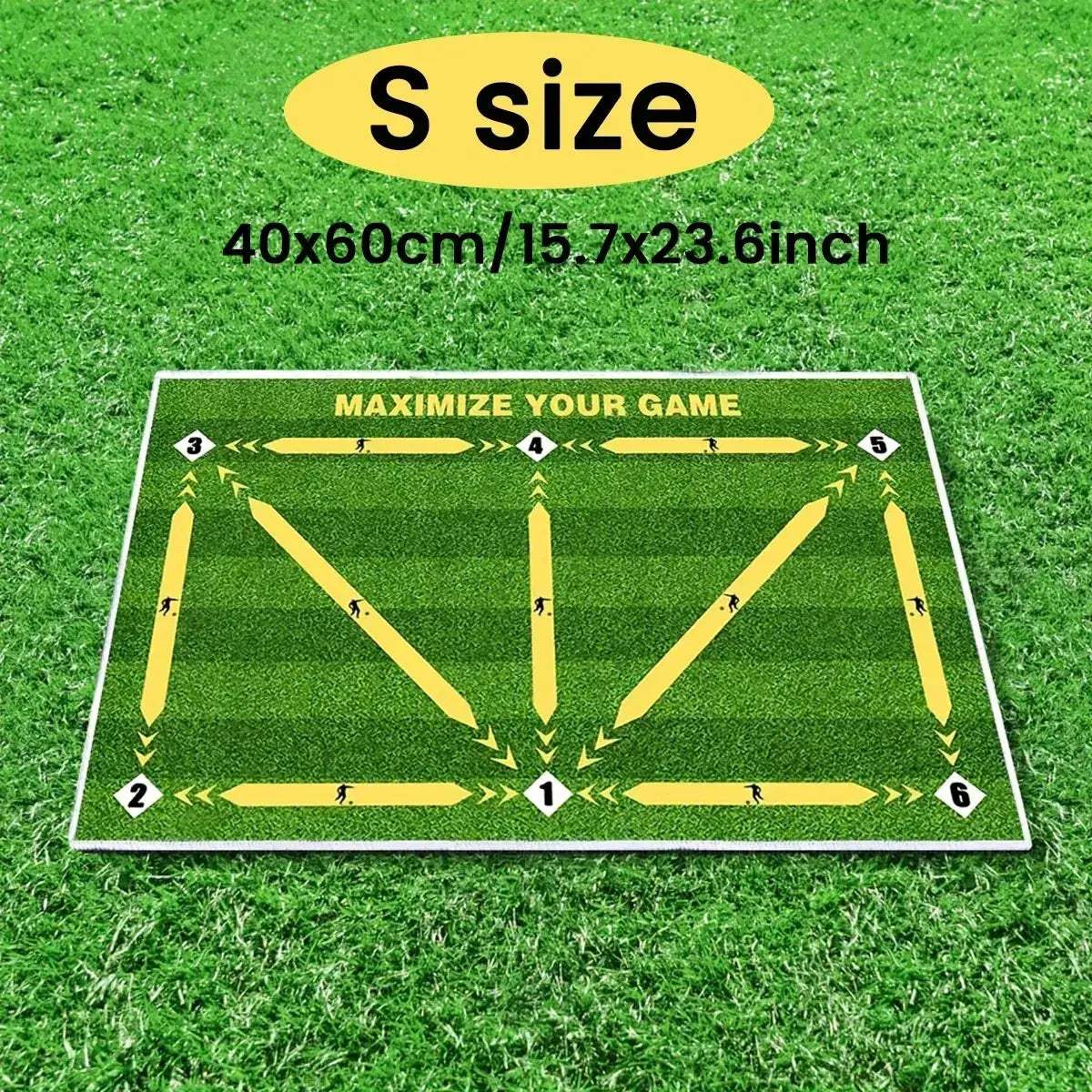 Soccer Ball Control Training Mat With Stable Silent Rubber Base - ToylandEU