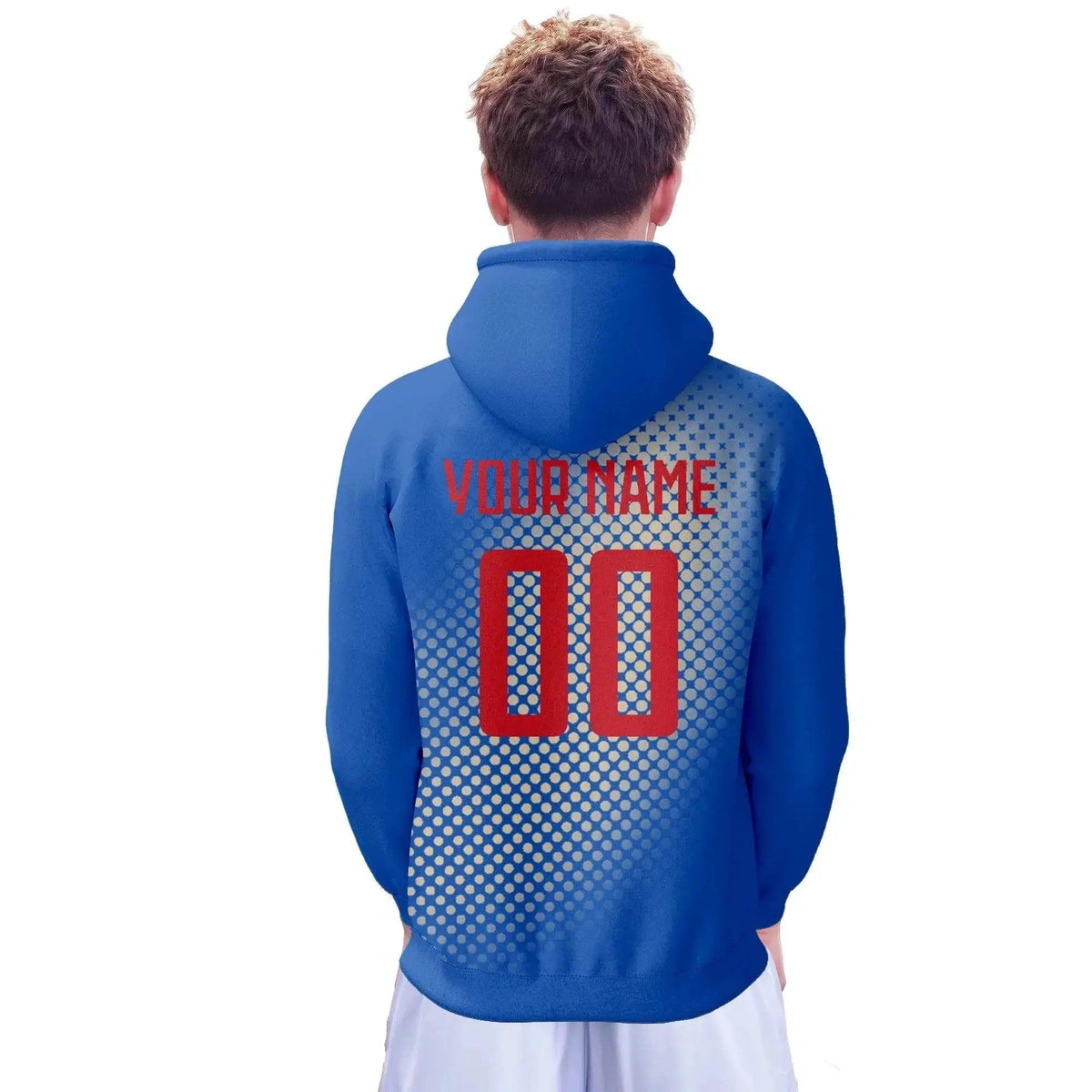  Personalized 3D Italy Soccer Hoodie with Custom Name & Number - Unisex Pullover for Football Fans -  ToylandEU™