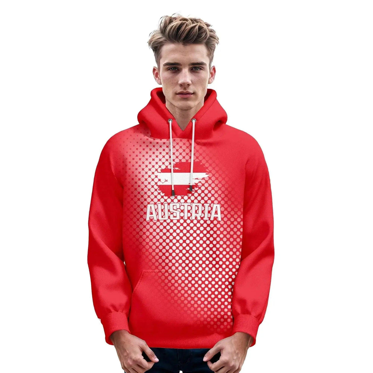  Personalized Austria Flag Soccer Hoodies with Custom Name and Number for Men, Women, and Youth - Perfect Football Team Gift (Sizes S-5XL) -  ToylandEU™