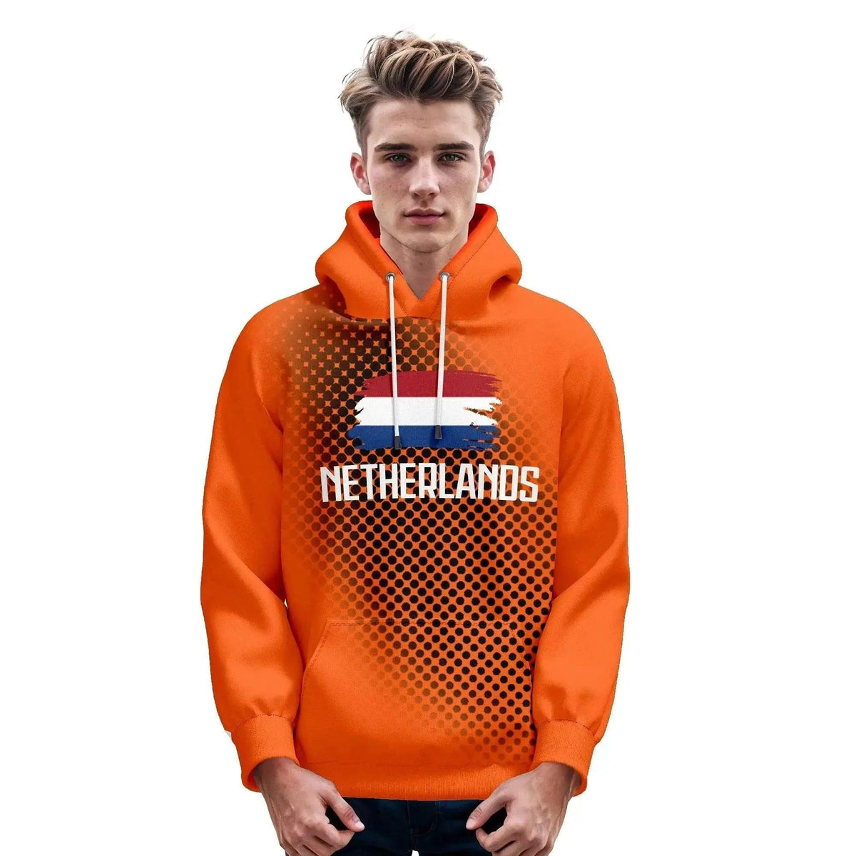  Personalized Netherlands Soccer Hoodie for Fans - Custom Name & Number Pullover Sweatshirt for Men, Women, and Youth -  ToylandEU™