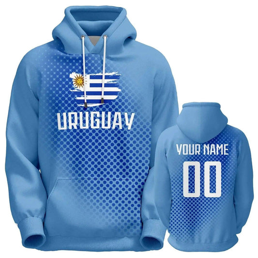  Personalized Uruguay Soccer Hoodie for Men, Women, and Youth - Custom Name & Number Football Sweatshirt (S-5XL) -  ToylandEU™