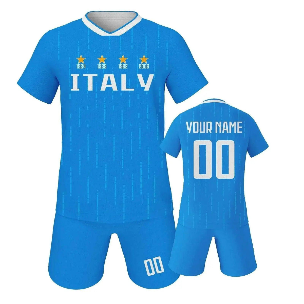  Personalized Italy Kids Soccer Jersey Set - Customizable Tracksuit with Name & Number for School Teams and Clubs -  ToylandEU™