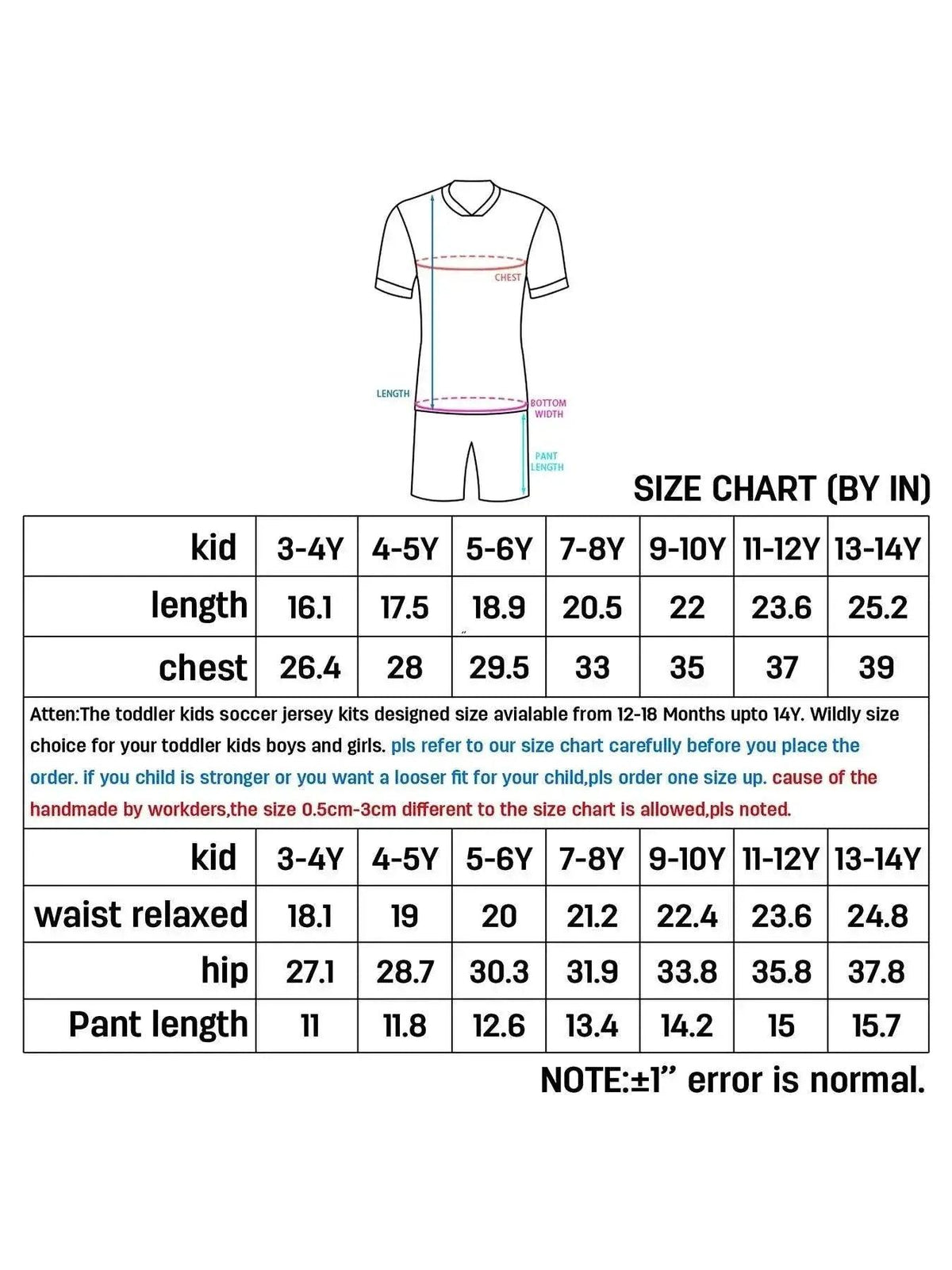  Youth Croatia Football Socce Jersey Set - Breathable Football Uniform with Number 10 for Kids -  ToylandEU™