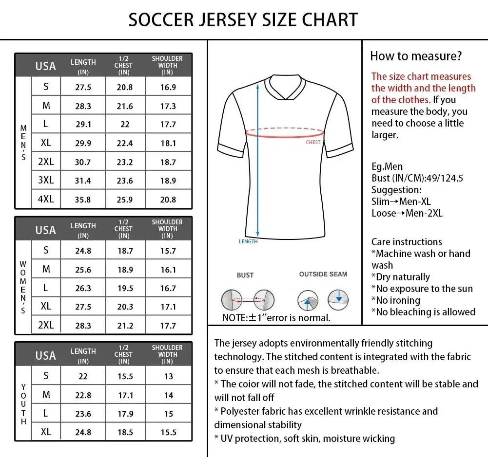  Custom USA Soccer Jerseys Personalize Name And Number -  ToylandEU™