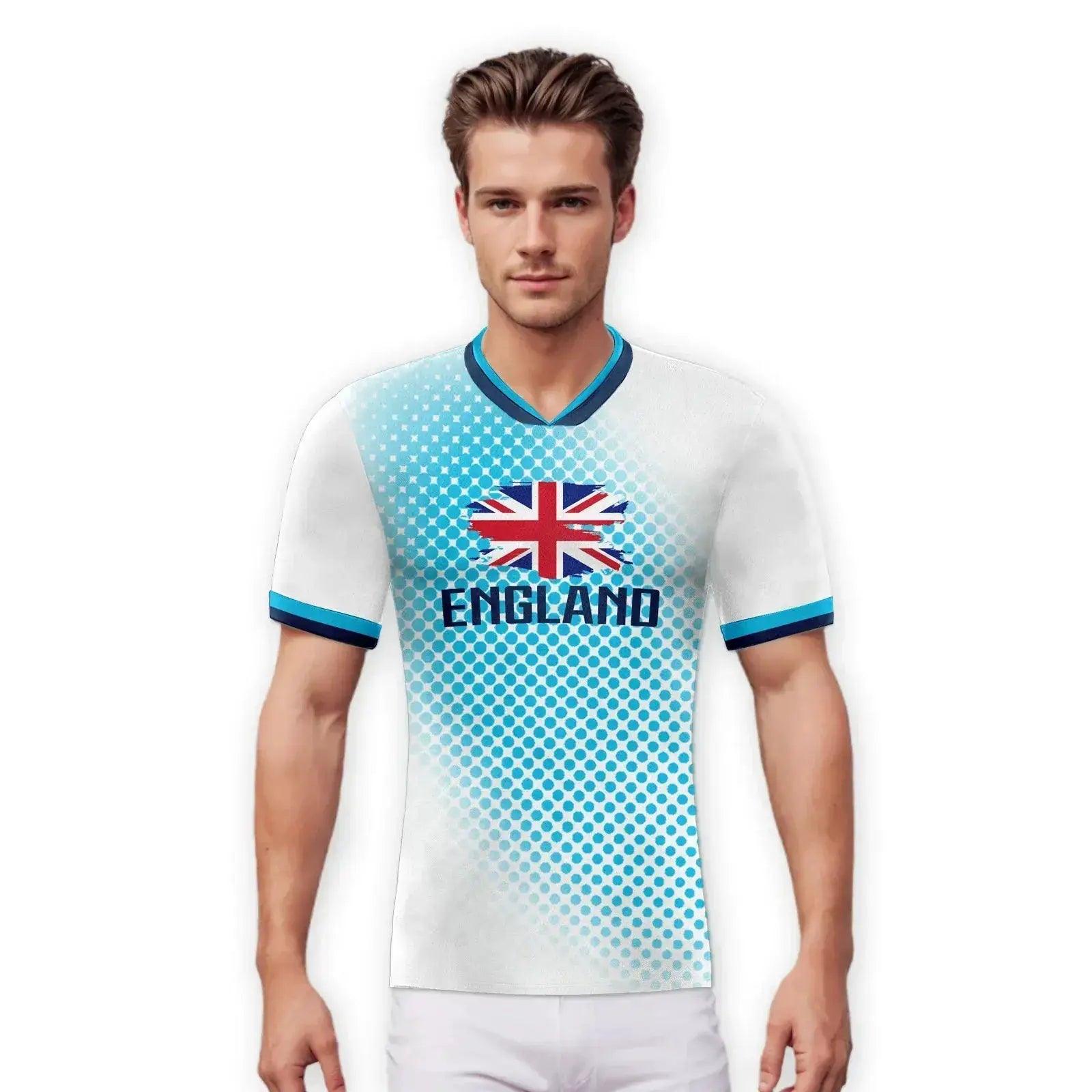  England Soccer Jersey Unisex Quick Dry Knit Football Shirt With Personalized Name And Number -  ToylandEU™