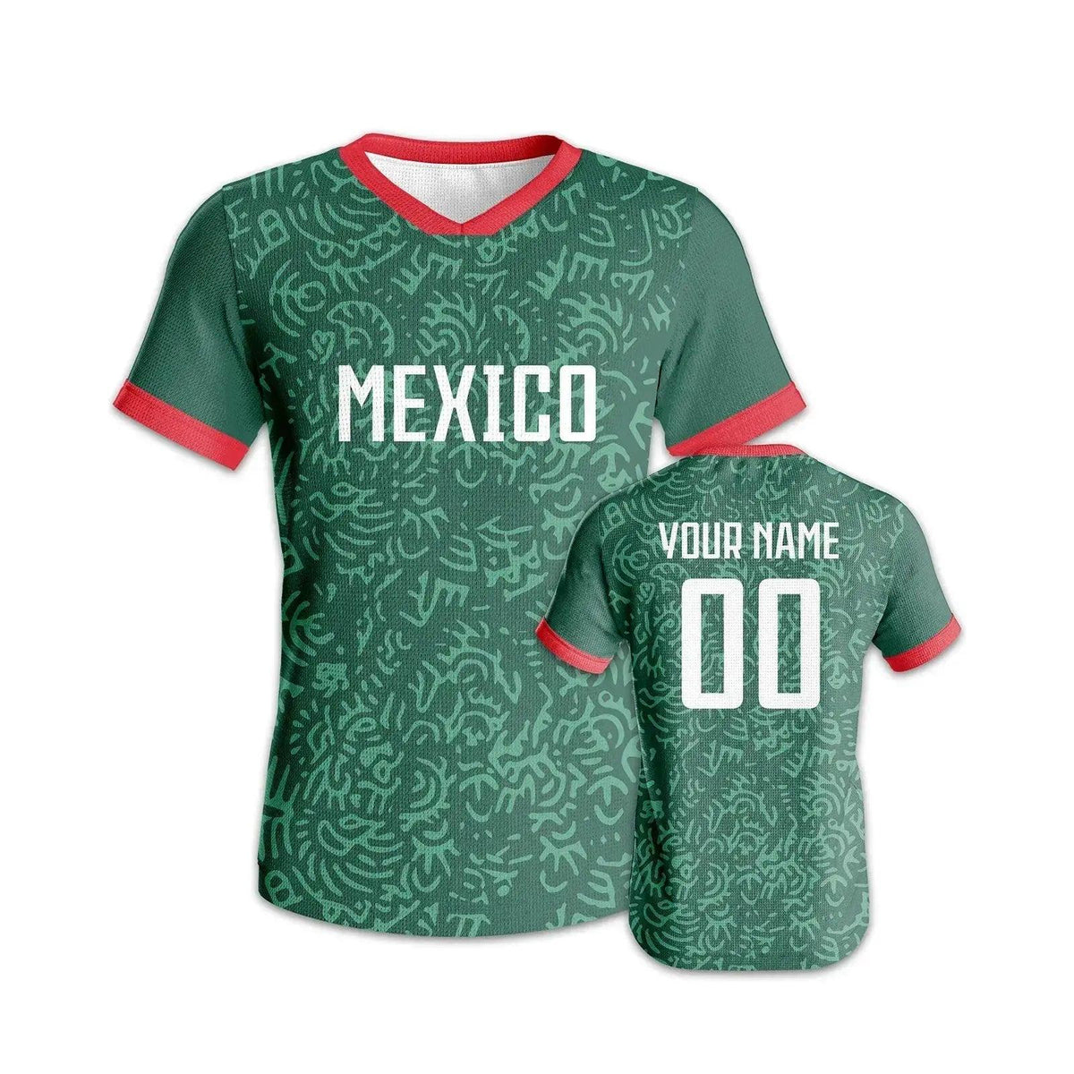  Mexico Soccer Jersey Quick-Dry Knit Football Shirt Custom Name And Number Unisex Team Apparel -  ToylandEU™