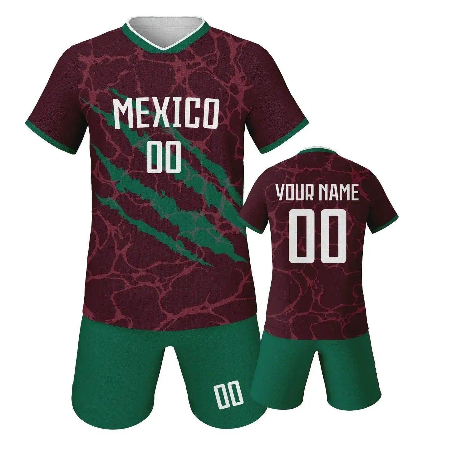  Custom Youth Soccer Jersey Set With Name And Number, Unisex Knit Kit For Ages 3-14 -  ToylandEU™