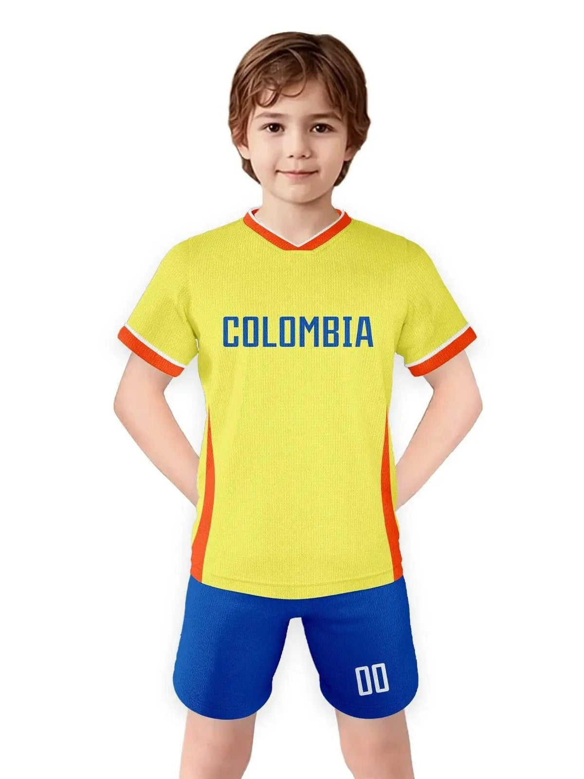  Personalized Colombia Soccer Kit for Kids - Custom Name & Number Football Jersey Uniforms for Training and Play -  ToylandEU™