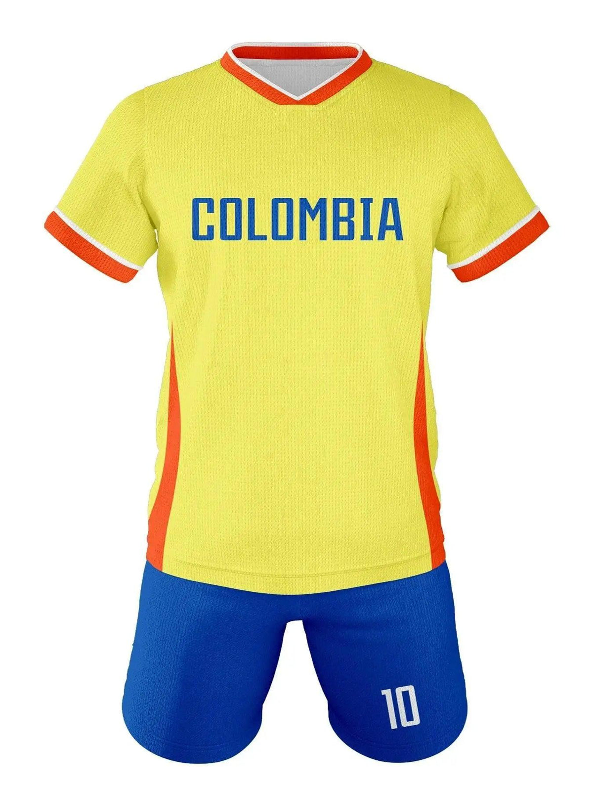  Personalized Colombia Soccer Kit for Kids - Custom Name & Number Football Jersey Uniforms for Training and Play -  ToylandEU™