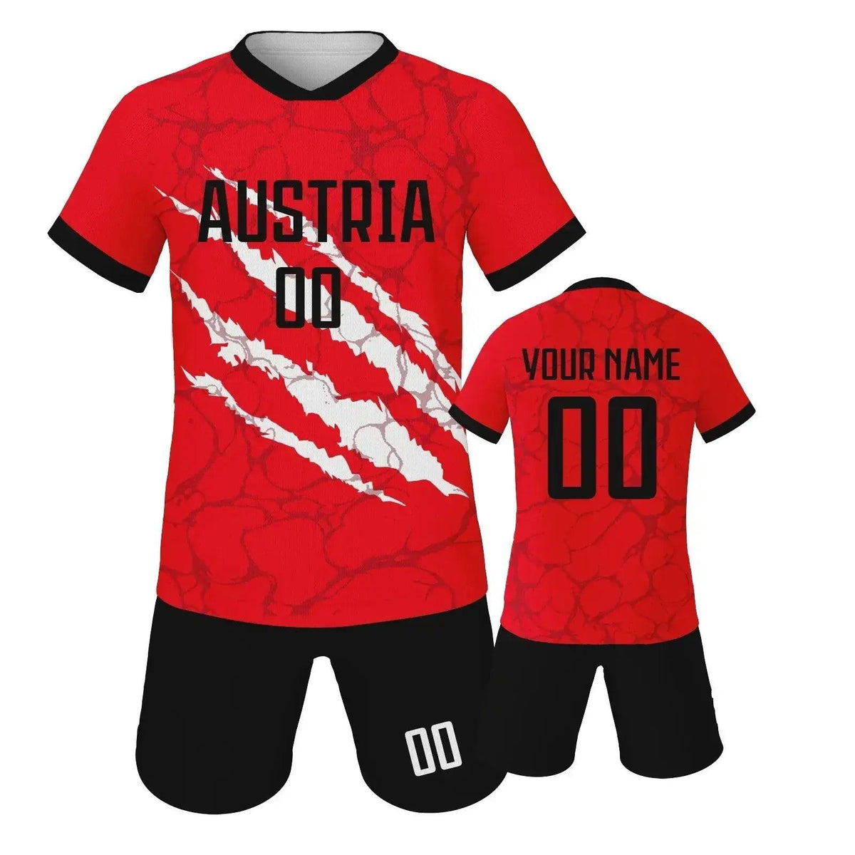  Kids Custom Portugal Netherlands Soccer Jersey Short Set Green Personalize With Name And Number -  ToylandEU™