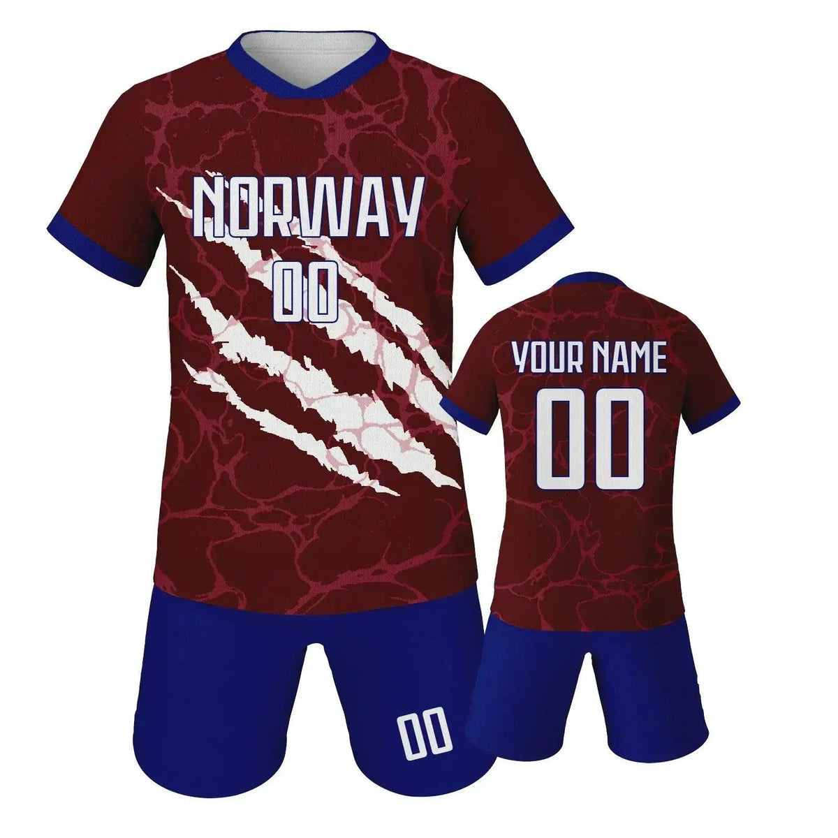  Kids Custom Portugal Netherlands Soccer Jersey Short Set Green Personalize With Name And Number -  ToylandEU™
