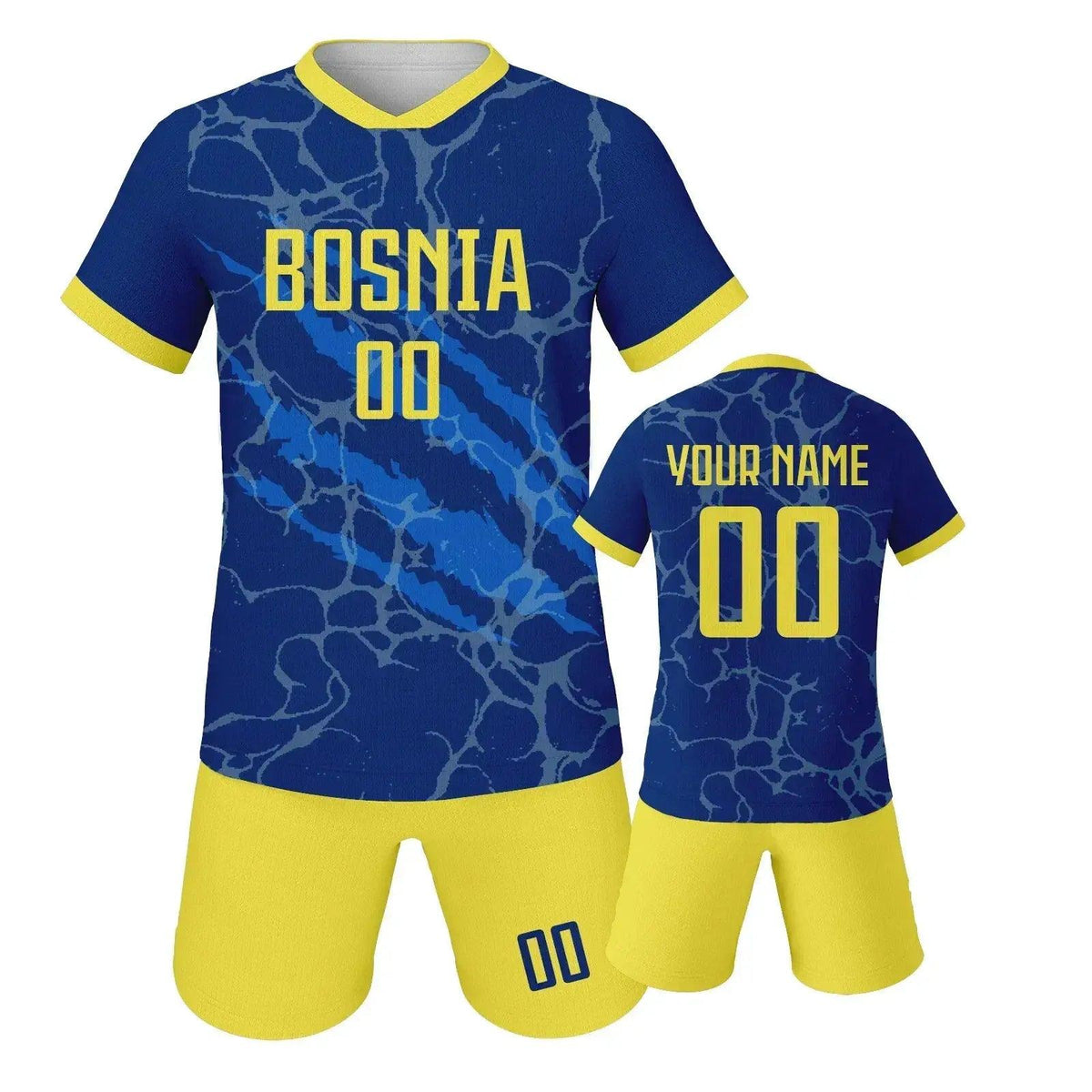  Kids Custom Portugal Netherlands Soccer Jersey Short Set Green Personalize With Name And Number -  ToylandEU™