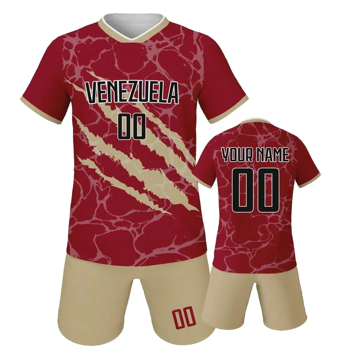  Kids Custom Portugal Netherlands Soccer Jersey Short Set Green Personalize With Name And Number -  ToylandEU™
