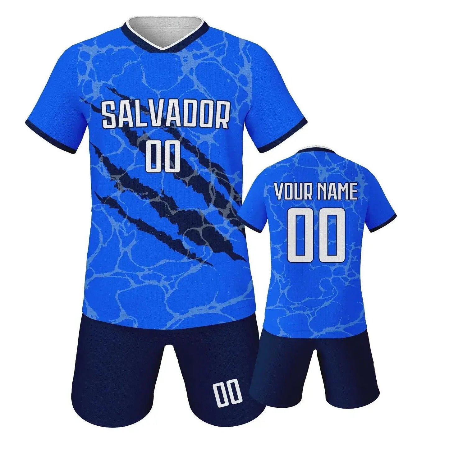  Kids Custom Portugal Netherlands Soccer Jersey Short Set Green Personalize With Name And Number -  ToylandEU™