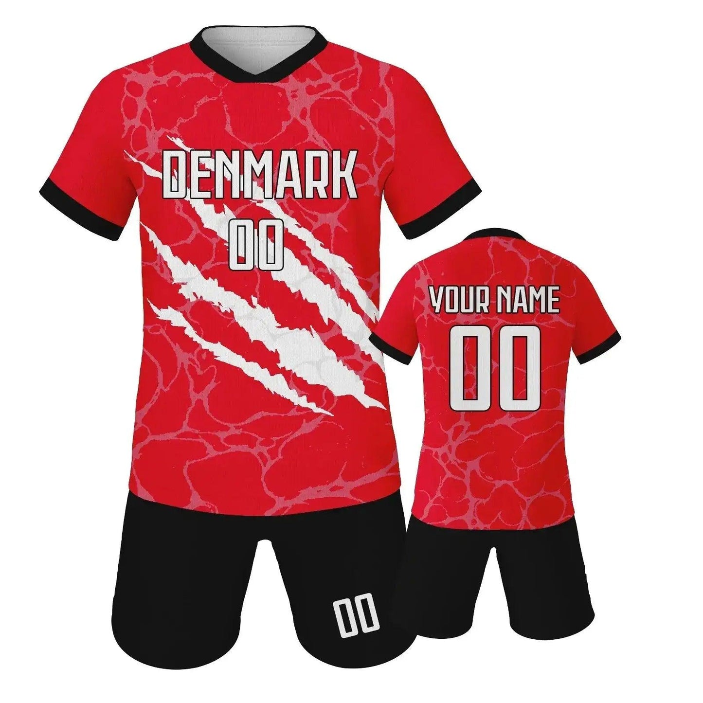  Kids Custom Portugal Netherlands Soccer Jersey Short Set Green Personalize With Name And Number -  ToylandEU™