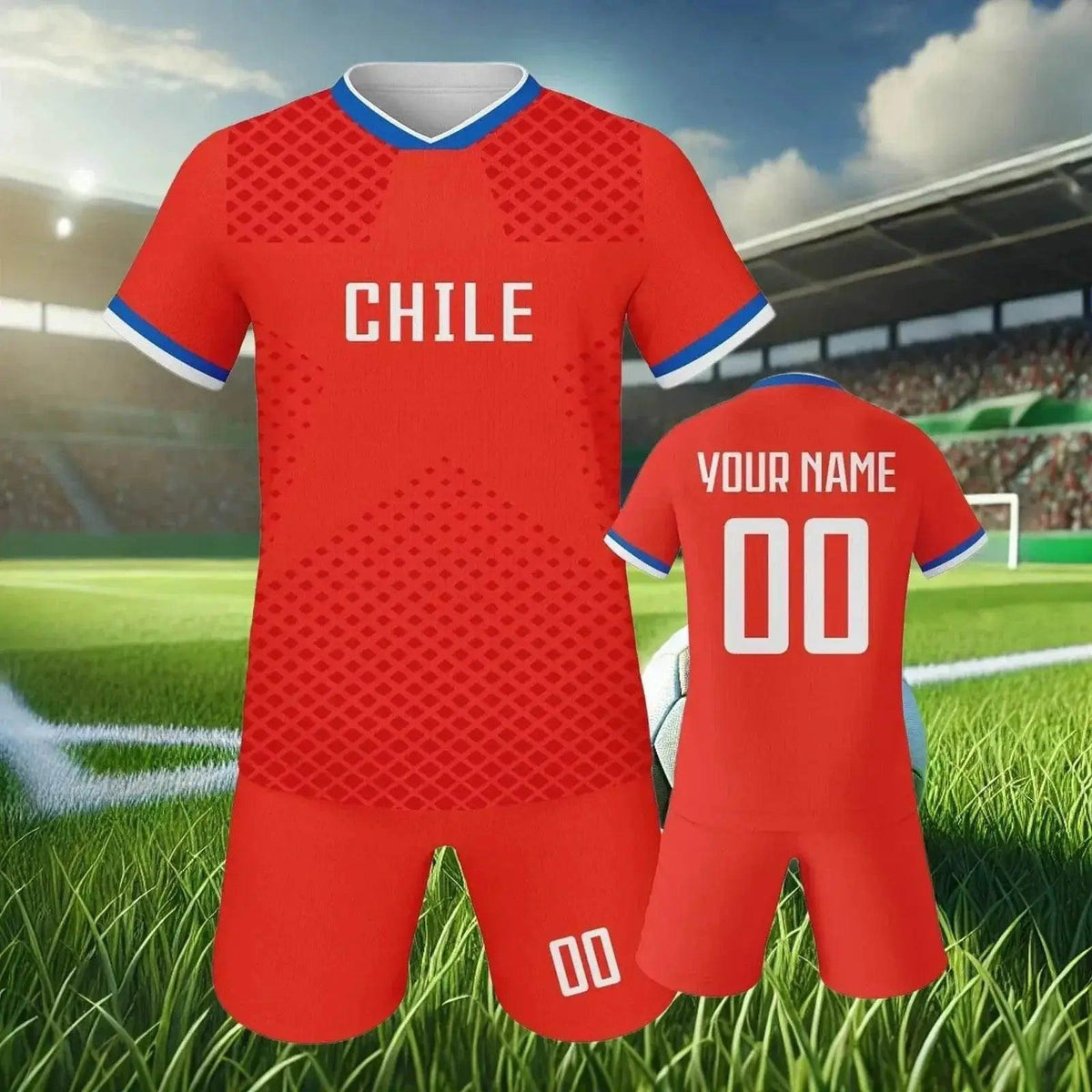  Personalized Kids Soccer Jersey Kit for Boys and Girls - Custom Name & Number Sublimation Football Training Uniform -  ToylandEU™
