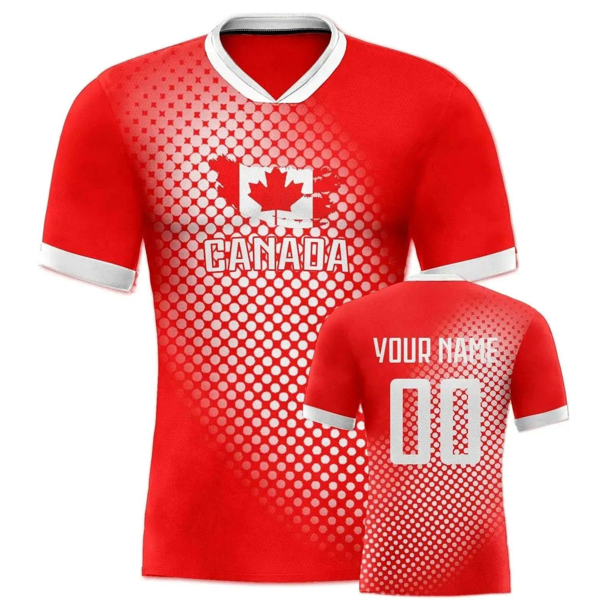  Personalized Canada Soccer Jersey - Customizable Name & Number, Breathable Team Uniform for Men, Women, and Youth Fans -  ToylandEU™