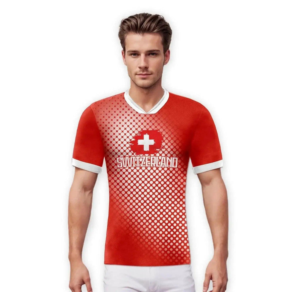  Personalized Switzerland Soccer Jersey - Custom Name & Number Training Uniform for Youth, Adults, and Fans -  ToylandEU™