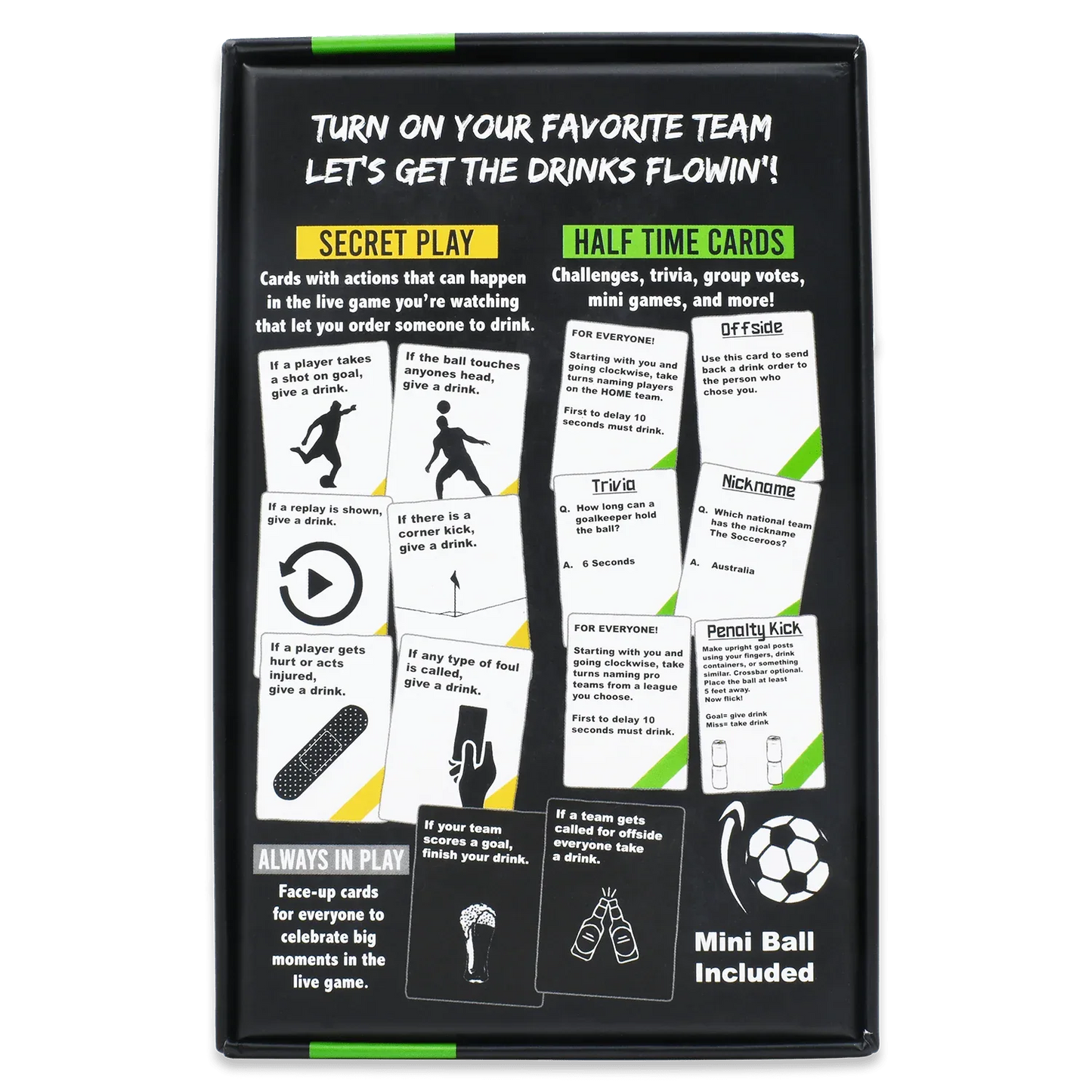 WATCH SOCCER, GET DRUNK - The Live Soccer Drinking Game - Falling Whale Games