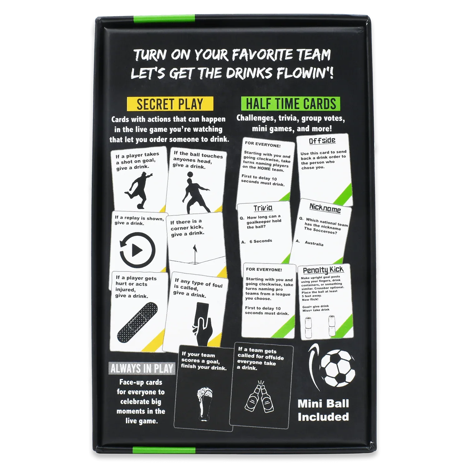 WATCH SOCCER, GET DRUNK - The Live Soccer Drinking Game - Falling Whale Games