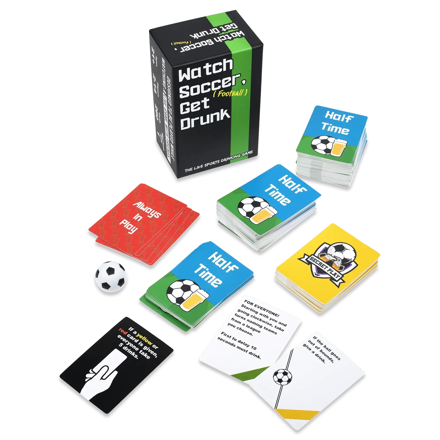 WATCH SOCCER, GET DRUNK - The Live Soccer Drinking Game - Falling Whale Games