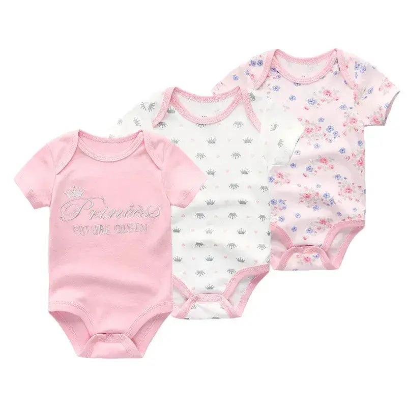  Soft 100 Cotton Baby Bodysuits 3 Pack Toyland EU -  ToylandEU™