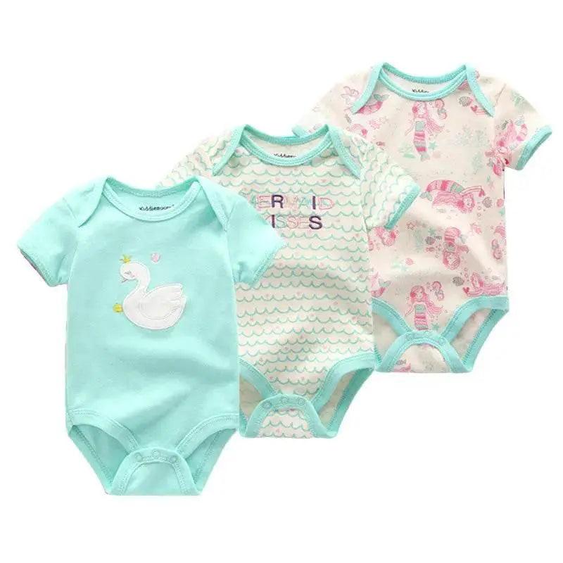  Soft 100 Cotton Baby Bodysuits 3 Pack Toyland EU -  ToylandEU™