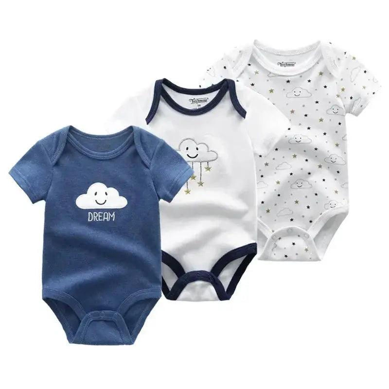  Soft 100 Cotton Baby Bodysuits 3 Pack Toyland EU -  ToylandEU™