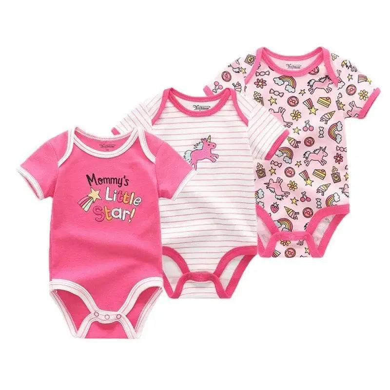  Soft 100 Cotton Baby Bodysuits 3 Pack Toyland EU -  ToylandEU™
