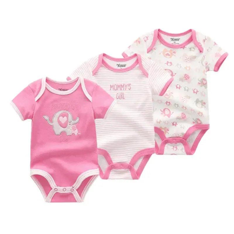  Soft 100 Cotton Baby Bodysuits 3 Pack Toyland EU -  ToylandEU™